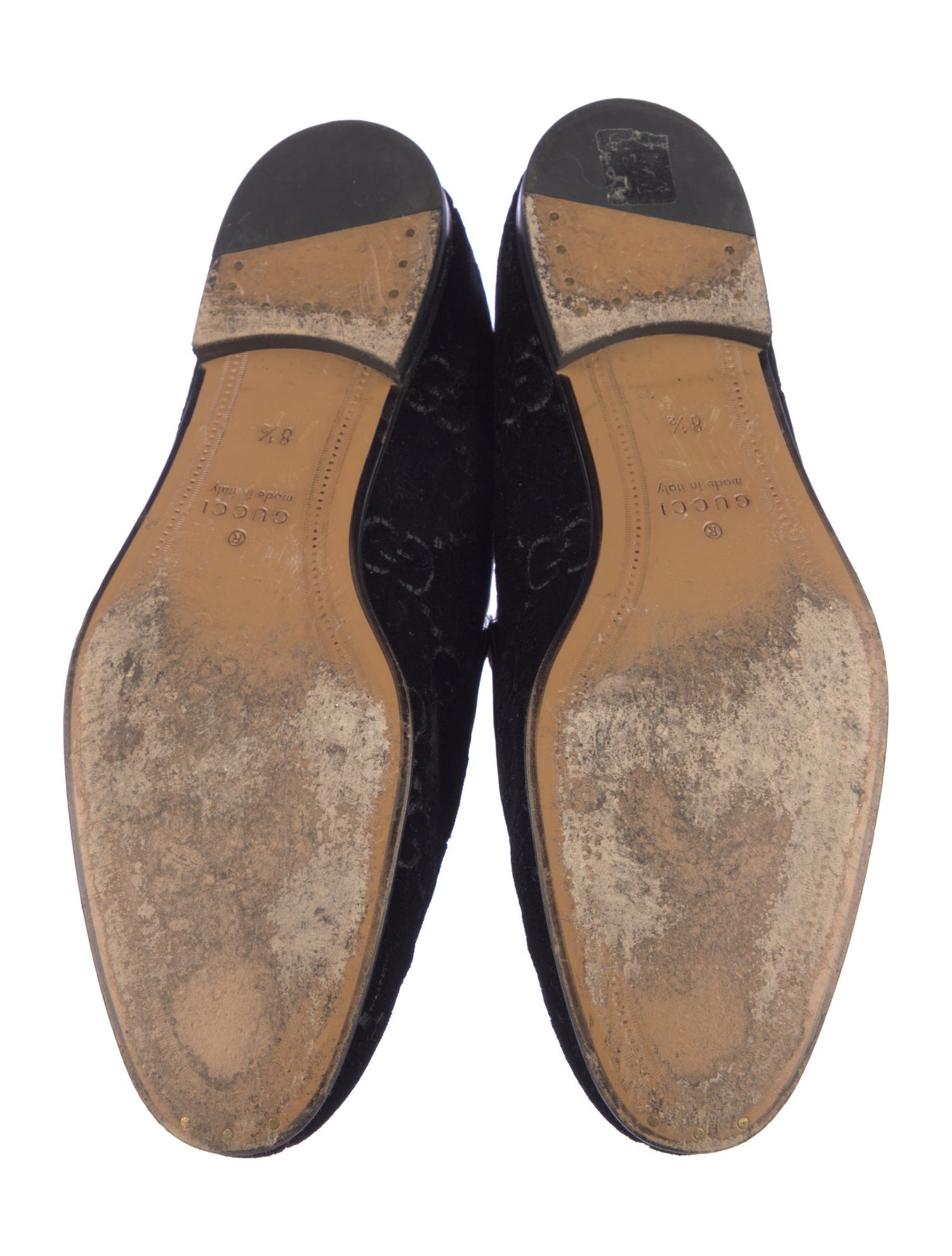 Gucci GG Logo Velvet Loafers